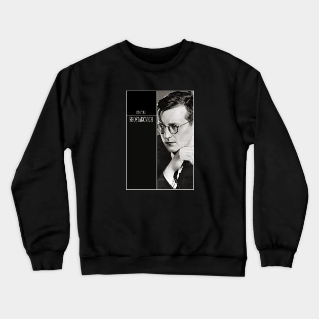 Dmitri Shostakovich Russian Composer Crewneck Sweatshirt by Story At Dawn 